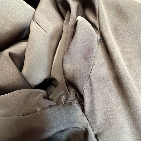 Massini * Pastel Brown Full Length Belted Vertical Mink Mob Wife Coat - Picture 15 of 16